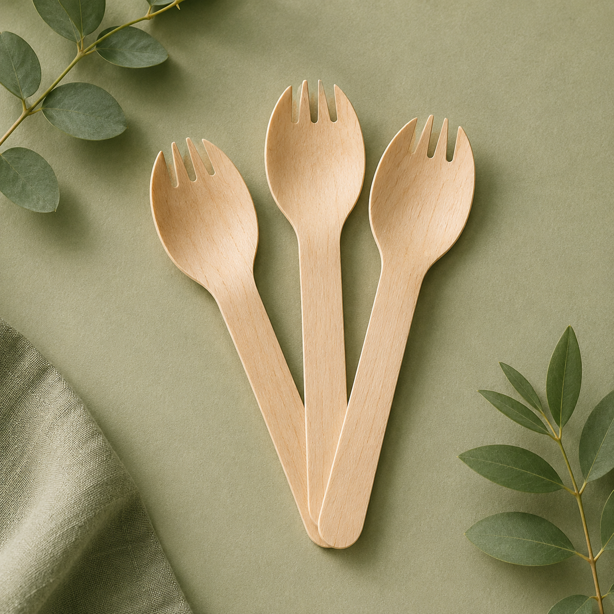 Premium Wooden sporks