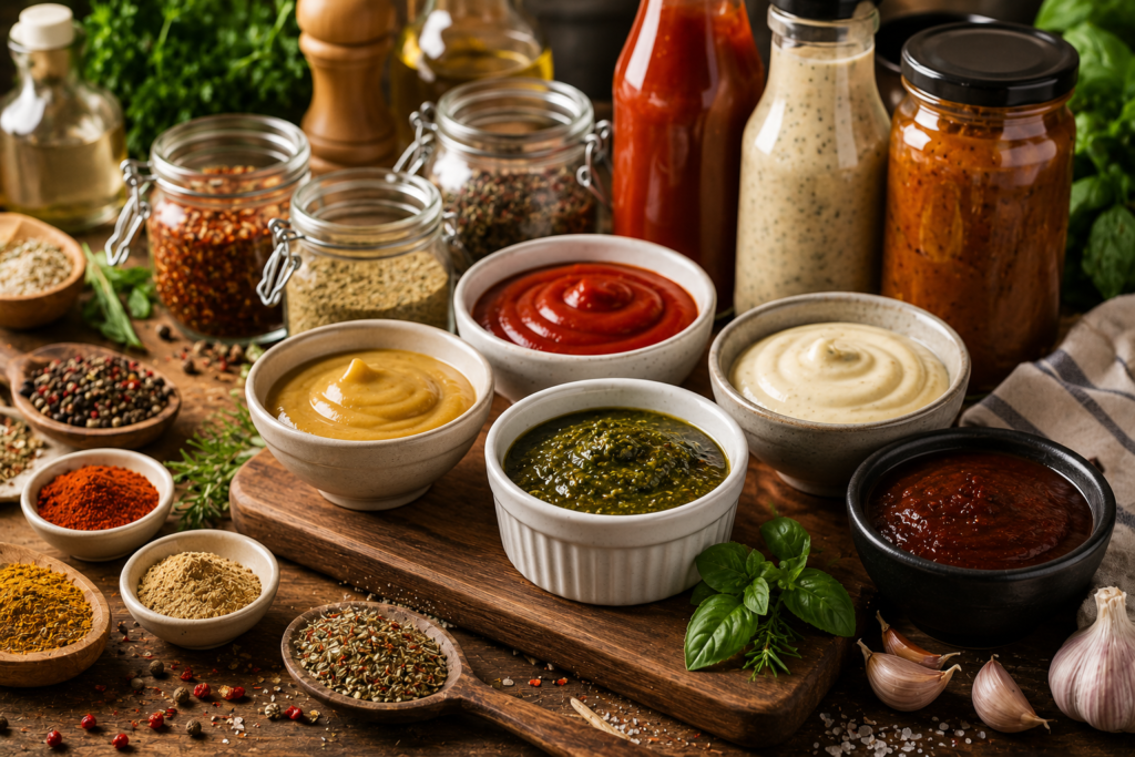 sauces, seasonings & condiments