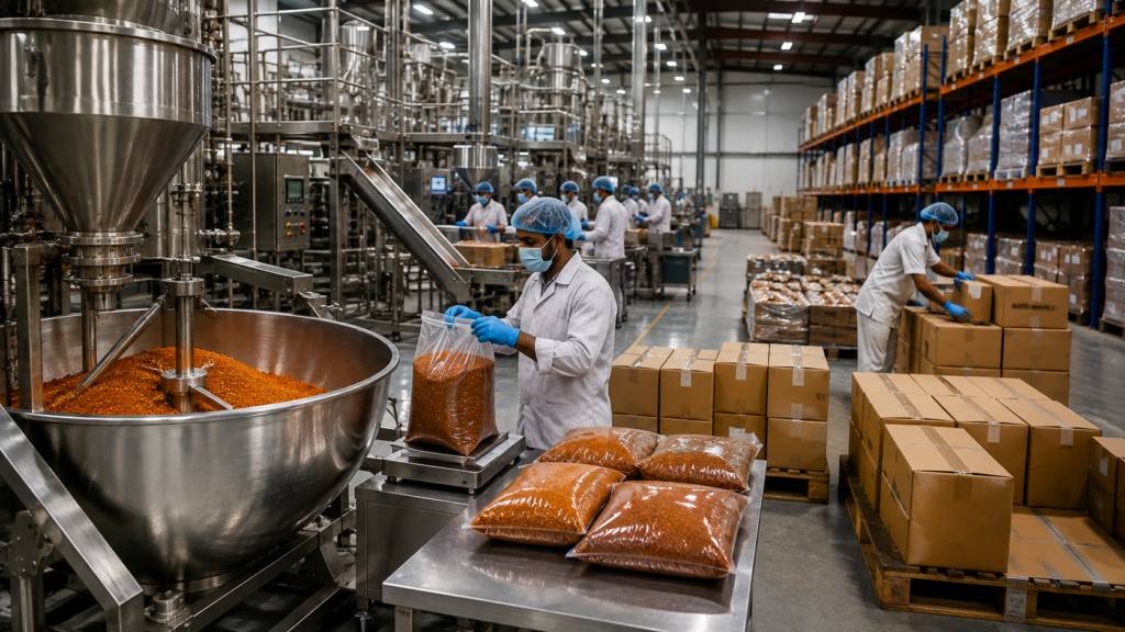 Seasoning manufacturer supplying food manufacturers in India