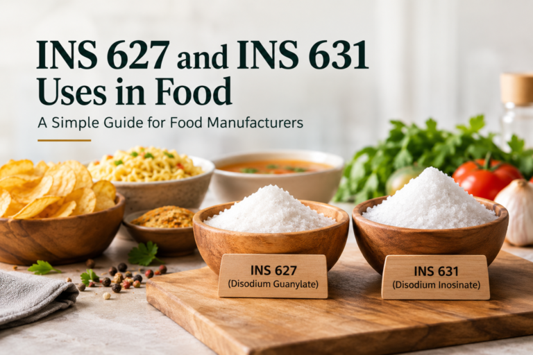 INS 627 and INS 631 Uses in Food: A Simple Guide for Food Manufacturers