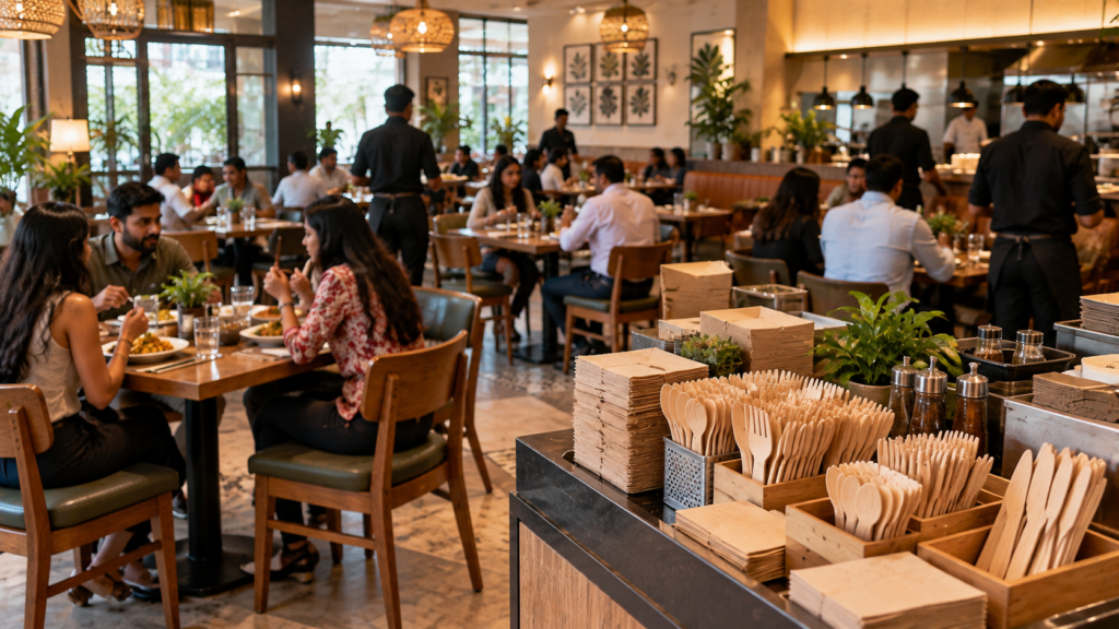 bulk wooden cutlery for restaurants in India