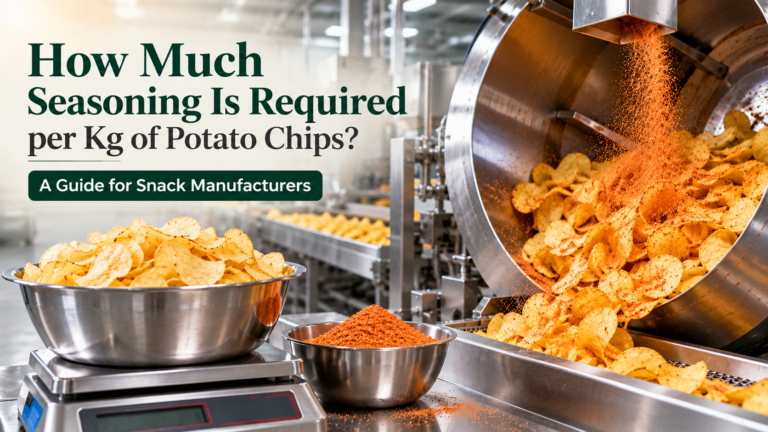 How Much Seasoning Is Required per Kg of Potato Chips? A Guide for Snack Manufacturers